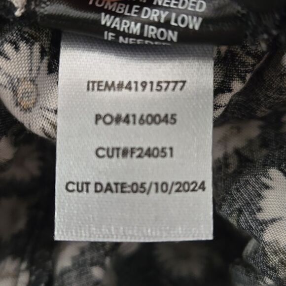 Torrid Pull On Challis Wide Leg High-rise Pant Daisy Ditsy Dark Floral 2X Flowy - Picture 15 of 15